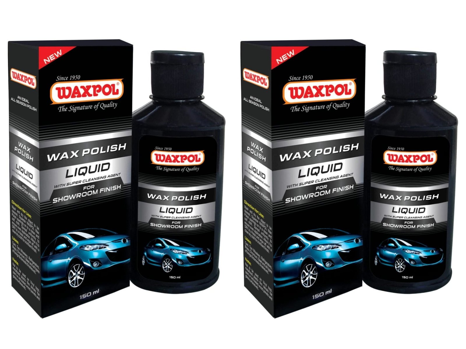 Waxpol Showroom Finish Car Polish Liquid