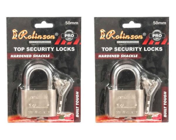 Rolinson Top Security Door Lock with Four Keys 50mm Pack of 1 | Rolinson 50mm, 60mm, 70mm Door Locks