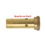 Heating Torch Burner Size 2, Brass Burner Size 2, Nozzle Burner Size 2, Flambe Torch Burner,Blow Torch Size 2, Powerful Brass Burner for Heating Torch Size 2
