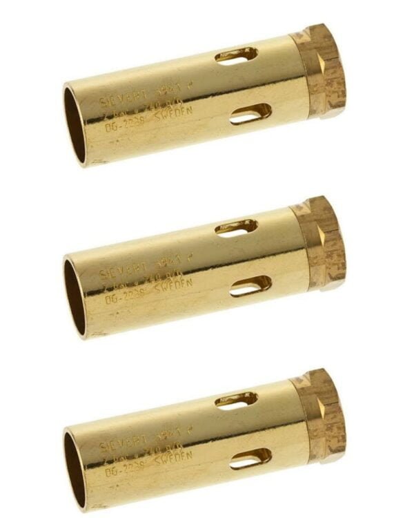 Heating Torch Burner Size 3 | Brass Burner Size 3 | Nozzle Burner Size 3 | Flambe Torch Burner | Blow Torch | Powerful Brass Burner for Heating Torch | Aggressive Gas Nozzle Brass Burner Size 3 (Pack of 3)